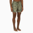 Etro Swim Shorts With Green Paisley Print