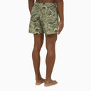Etro Swim Shorts With Green Paisley Print