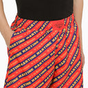 Martine Rose Red Bermuda Shorts With Logo Print