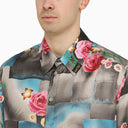 Martine Rose Silk Floral Print Shirt