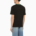 Maglietta di cotone nero del Galles Bonner con logo