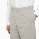 Thom Browne Light Grey Pinstripe Trousers