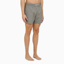 Thom Browne Med Grey Striped Swim Shorts