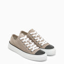 Brunello Cucinelli Beige Suede Trainers