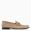 Brunello Cucinelli Hazelnut Suede Loafer With Horsebit