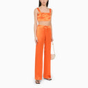 Woera Orange Silk Top - Balardi