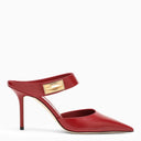 Jimmy Choo Nell Mule 85 Cranberry Red