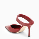 Jimmy Choo Nell Mule 85 Cranberry Red