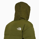 The North Face Forest Green Nylon Down Jacket With Logo