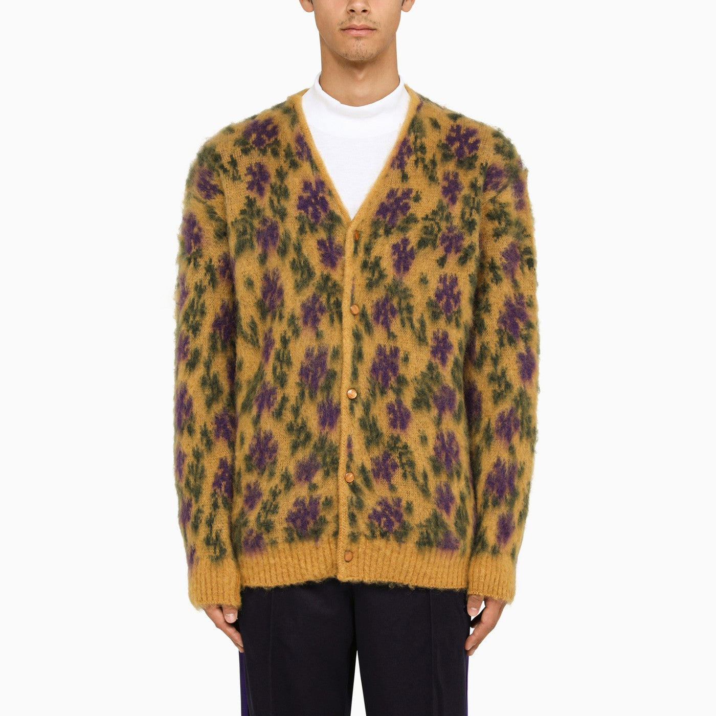 Shop Louis Vuitton Flower Patterns Wool Nylon Long Sleeves Luxury
