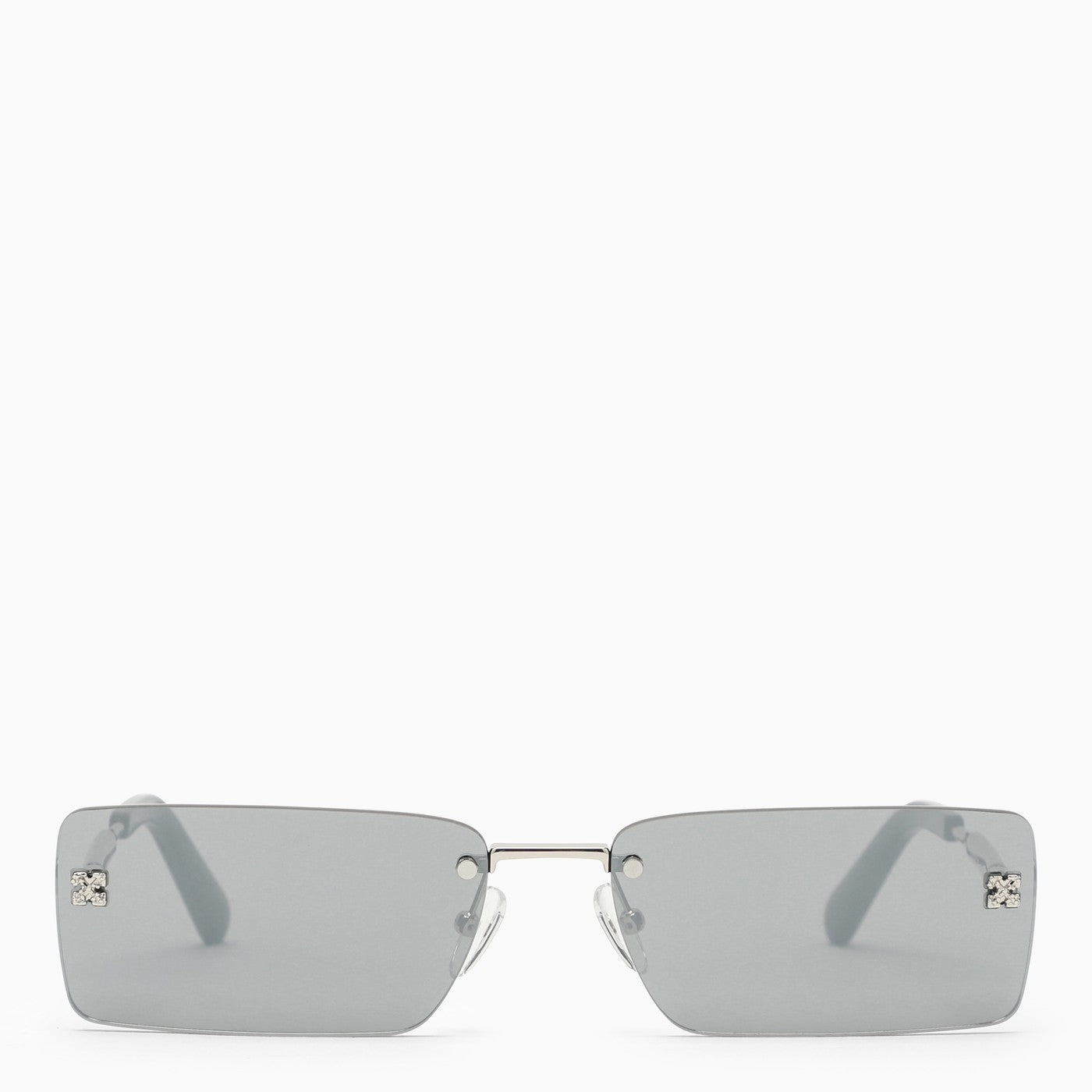 Off White™ Silver Metal Sunglasses - One size