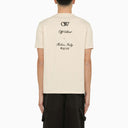Off White™ Beige Slim T Shirt With Logo 23