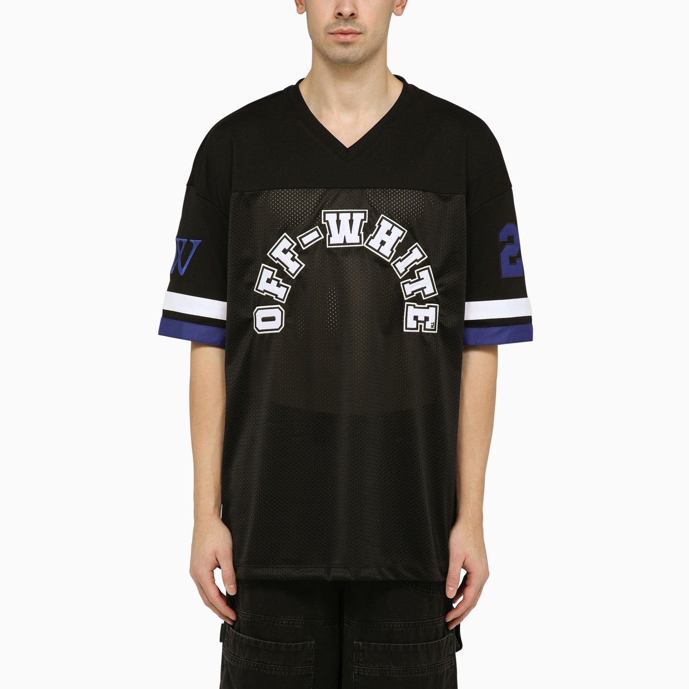 Off White™ Football Logo Mesh T Shirt | Balardi