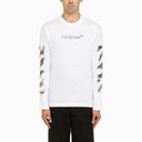 Off White™ White Long Sleeved T Shirt