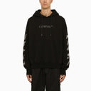 Off White™ Black Logoed Hoodie
