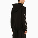 Off White™ Black Logoed Hoodie