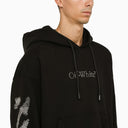Off White™ Black Logoed Hoodie