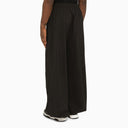 Off White™ Black Nylon Wide Leg Trousers - Balardi