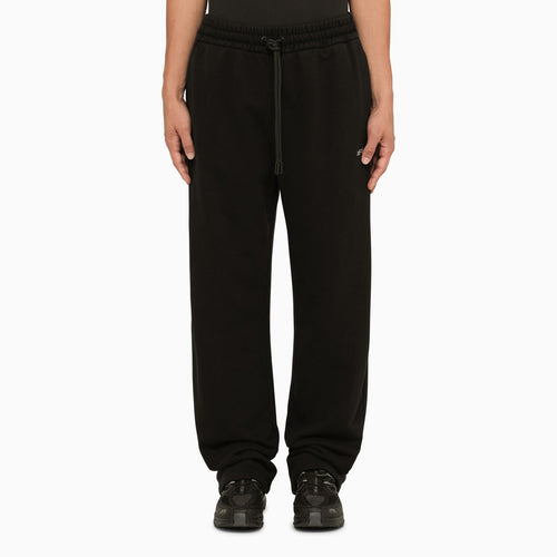 Off White™ Black Jogging Trousers In Jersey