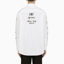 Off White™ White Oversize Shirt With Logo 23