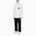 Off White™ White Oversize Shirt With Logo 23