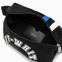Off White™ Black Mesh Bumbag With Logo