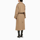 Sportmax Cotton Sand Trench Coat
