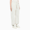 Off White™ White Cotton Jogging Trousers - Balardi