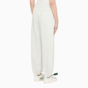 Off White™ White Cotton Jogging Trousers - Balardi