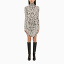 Off White™ Long Sleeved Mini Dress With Tattoo Print