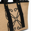 Off White™ Day Off Small Raffia Tote Bag