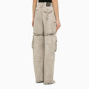 Off White™ Oversized Cargo Jeans In Burnt Denim