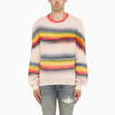 Jumper a strisce multicolore amiri