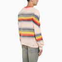 Jumper a strisce multicolore amiri