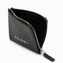 Marni Black Zipped Wallet With Logo