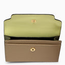 Marni Business Card Holder Vanilla/Green Leather