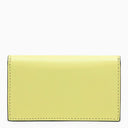 Marni Business Card Holder Vanilla/Green Leather