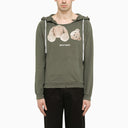 Palm Angels Black/Beige Washed Hoodie - Balardi