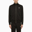 Palm Angels Black Monogram Zip Sweatshirt