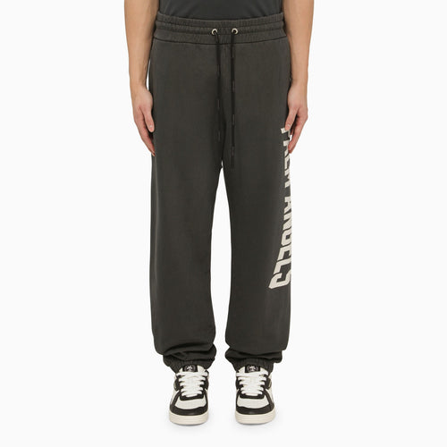 Palm Angels Pa City Grey Delavé Jogging Trousers