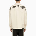 Palm Angels Controled Shirt Jacket met logo