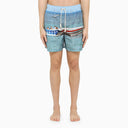 Palm Angels Getty Speedyboat Printed Swim Boxer Shorts - Balardi