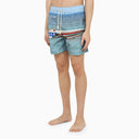 Palm Angels Getty Speedyboat Printed Swim Boxer Shorts - Balardi