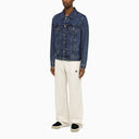 Veste de jean bleu Palm Angels avec monogramme