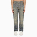 Amiri Regular Jeans With Denim Bandana Motif