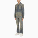 Amiri Denim Bandana Pattern Jacket