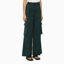 Amiri Forest Green Wool Trousers
