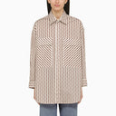 Amiri Alabaster Coloured Oversize Cotton Shirt