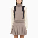 Palm Angels Lilac Bloque de color Zip Skipshirt