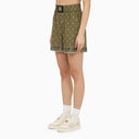 Palm Angels Boxer Shorts With Military Green Print